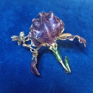 Kirks Folly Rare Iris Brooch